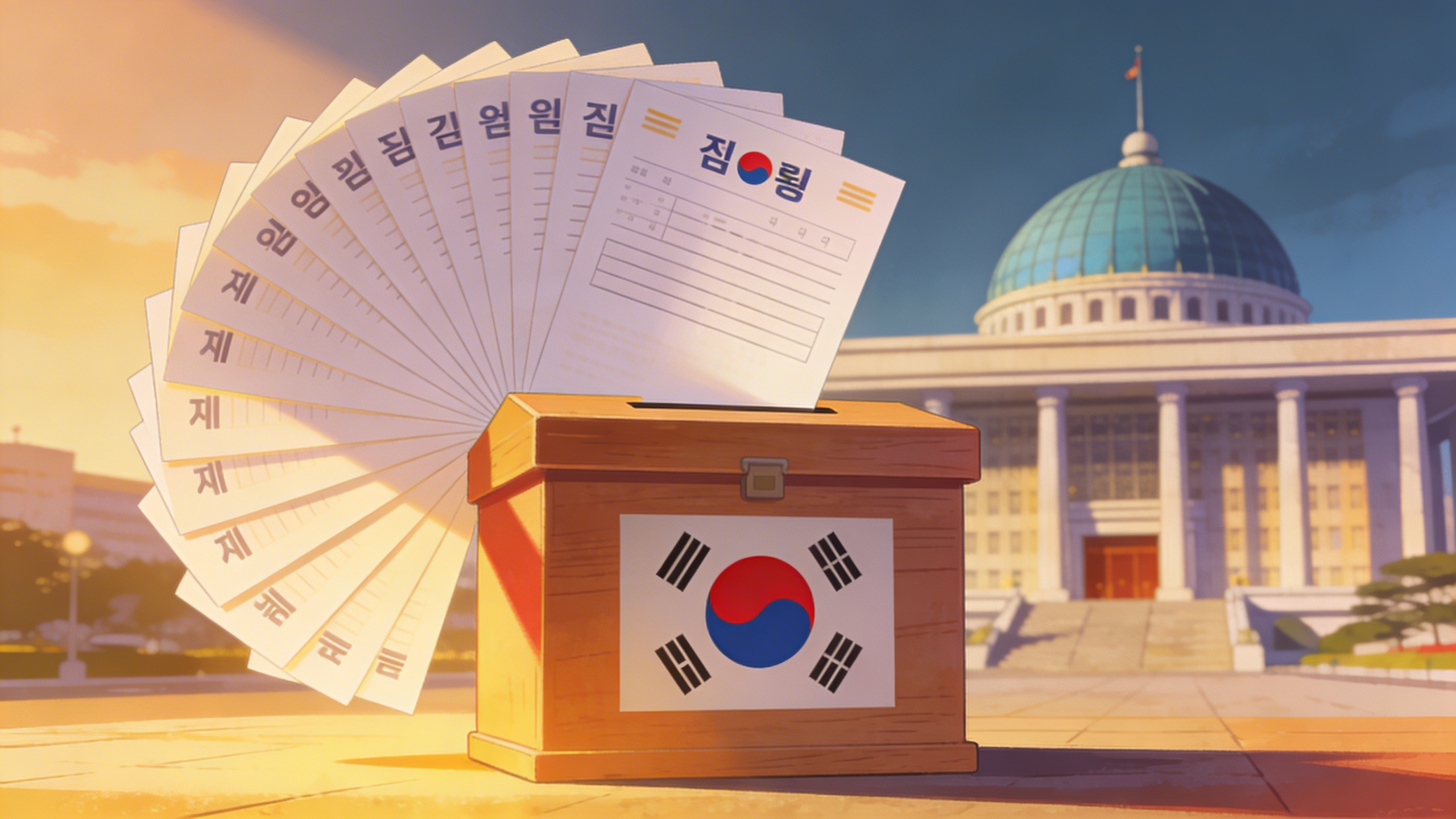 6·3 지방선거 개헌 국민투표 투표용지 9장 (2026)