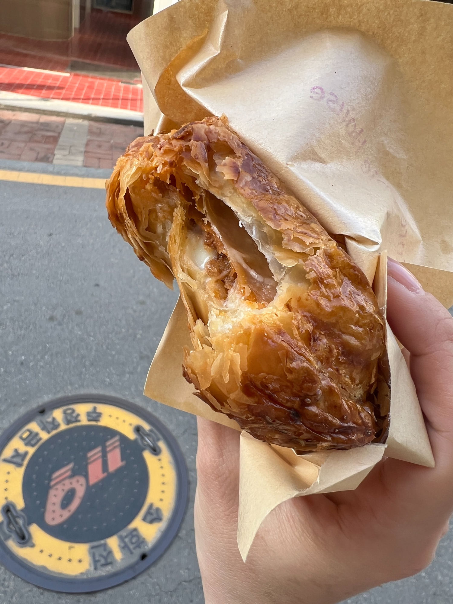 토마토미트타코파이 단면