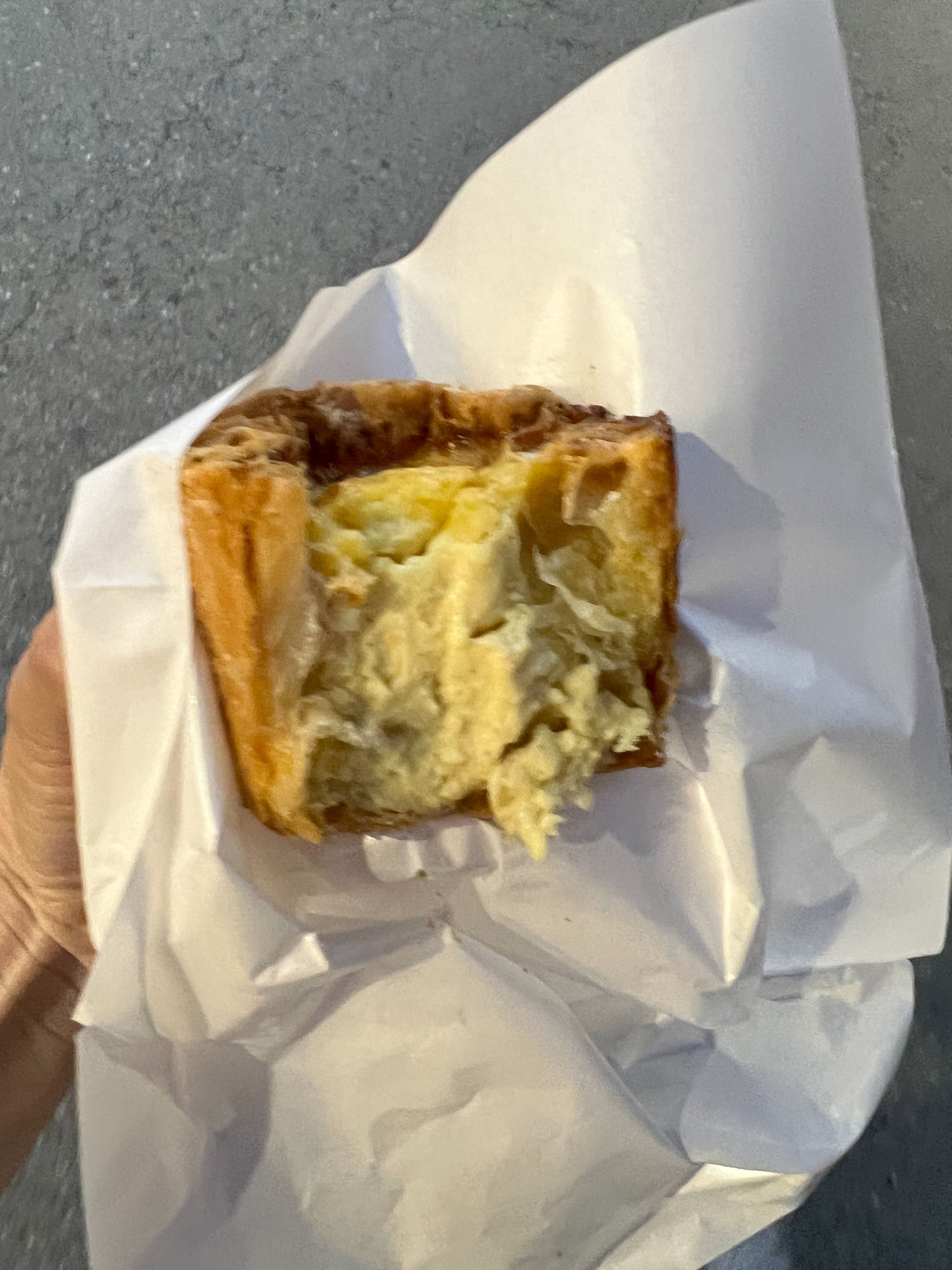 타르트성수 에그타르트 단면