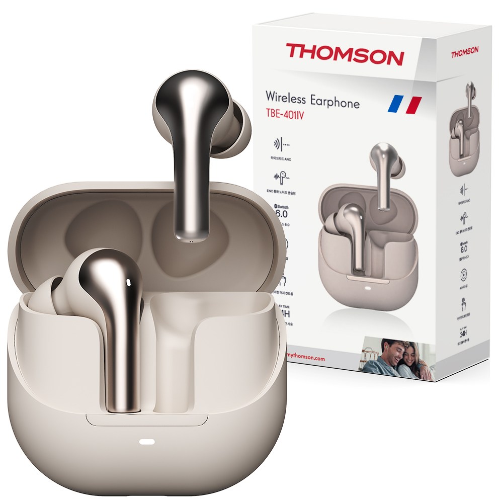 톰슨 하이브리드 ANC 38dB 블루투스 이어폰