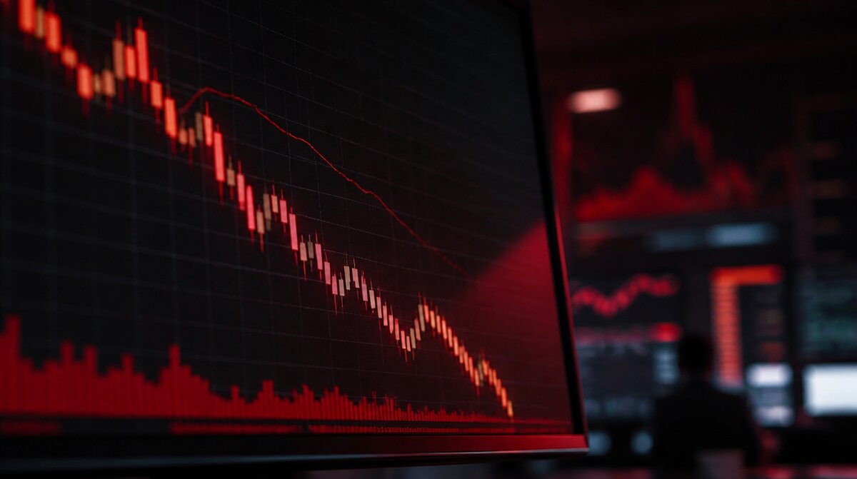 코스피 8.37% 폭락으로 서킷브레이커가 발동된 날 7477선까지 밀린 급락 차트 화면