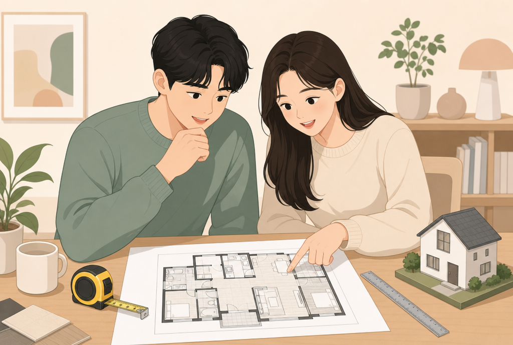 평수 계산기 84가 34평인 이유